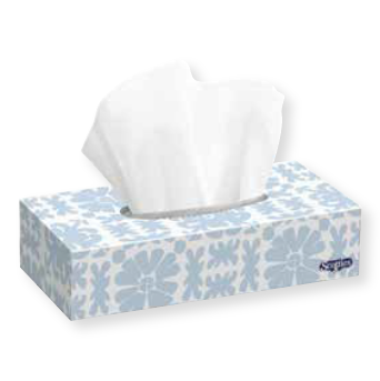Scotties Flat Pack 2-ply Facial Tissue 100/box 30/case