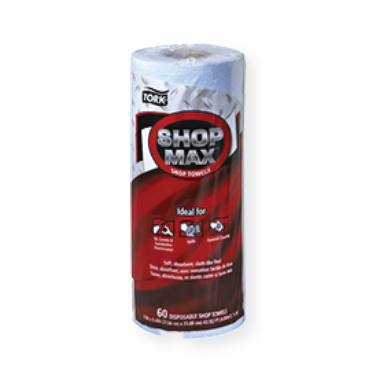 Tork Advanced Blue Shop Max 11" Roll Towel 60sh/30rolls