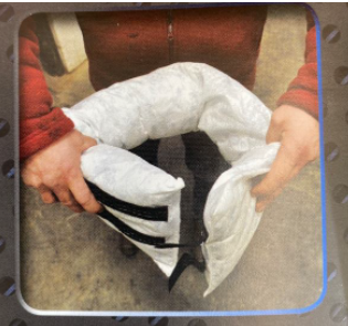 5"x42" Adjustable Pump Jack Sock c/w Velcro 10/case