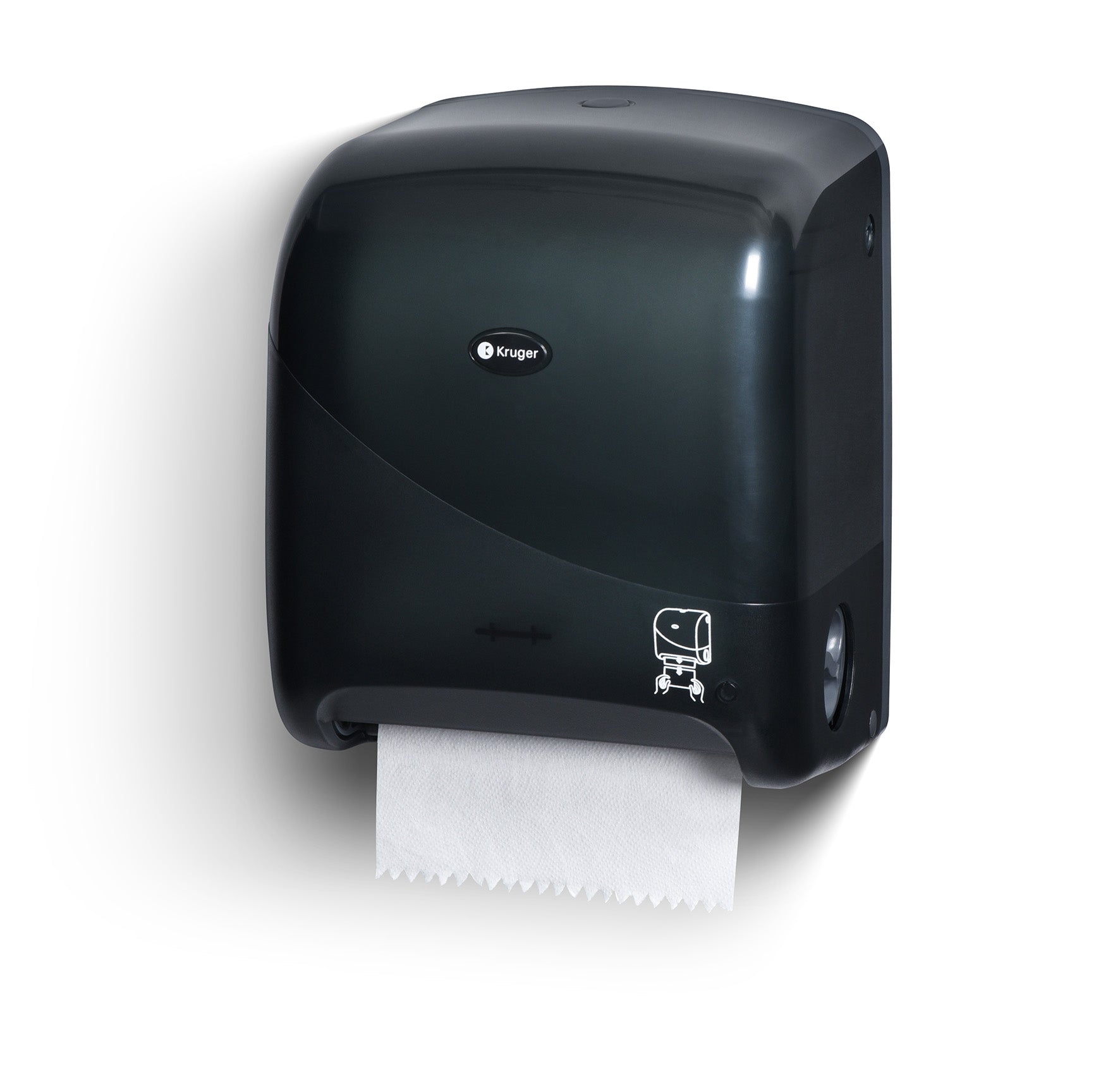 Noir Touchless Mechanical Roll Towel Dispenser Smoke/Grey
