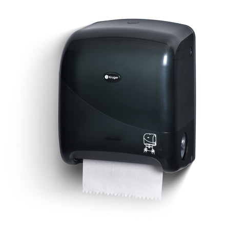 Noir Touchless Mechanical Roll Towel Dispenser Smoke/Grey